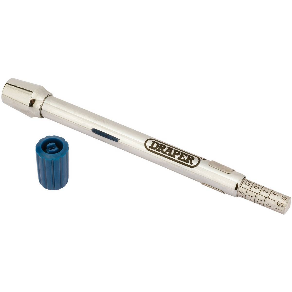DRAPER TYRE PRESSURE GAUGE WITH END MOUNT