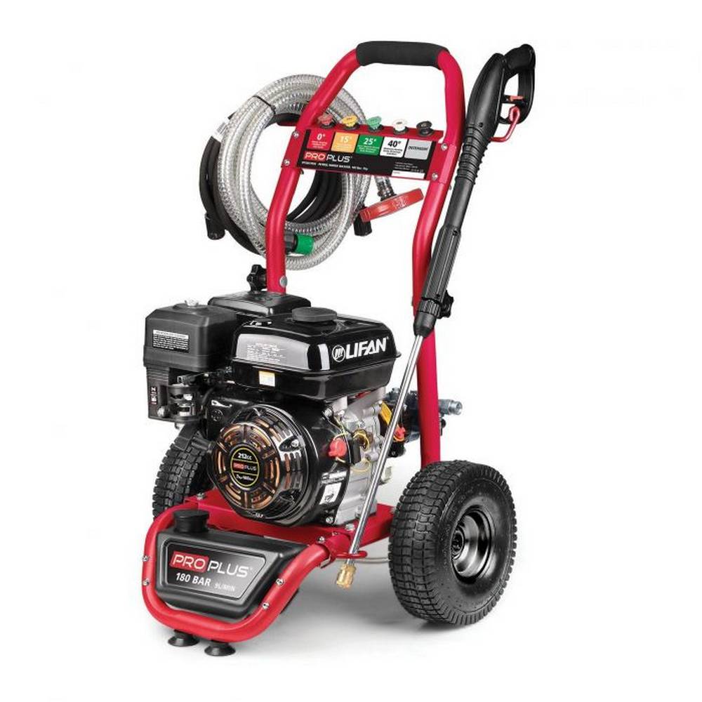 PROPLUS 7HP PETROL PRESSURE WASHER & PUMP 180 BAR WITH DETERGENT TANK