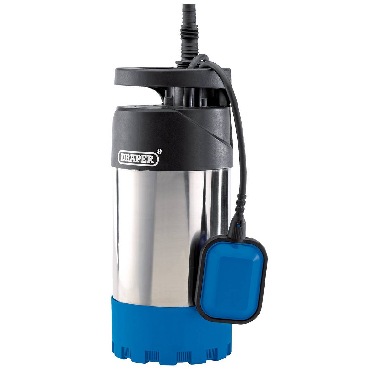 DRAPER DEEP WATER SUBMERSIBLE WELL PUMP WITH FLOAT SWITCH, 91L/MIN, 1000W
