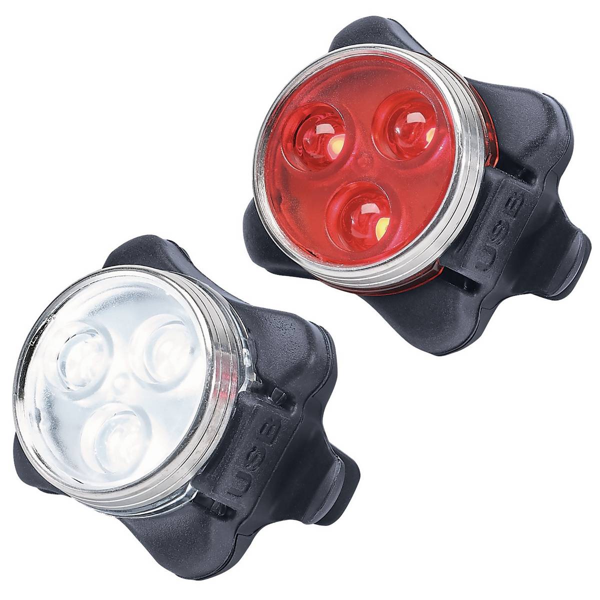 DRAPER RECHARGEABLE LED BICYCLE LIGHT SET