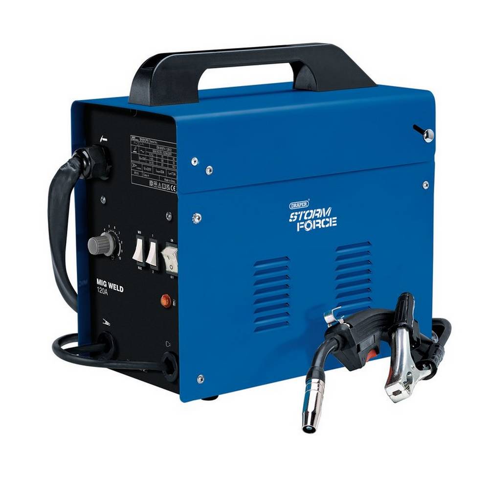 DRAPER STORM FORCE® GASLESS MIG WELDER, 120A