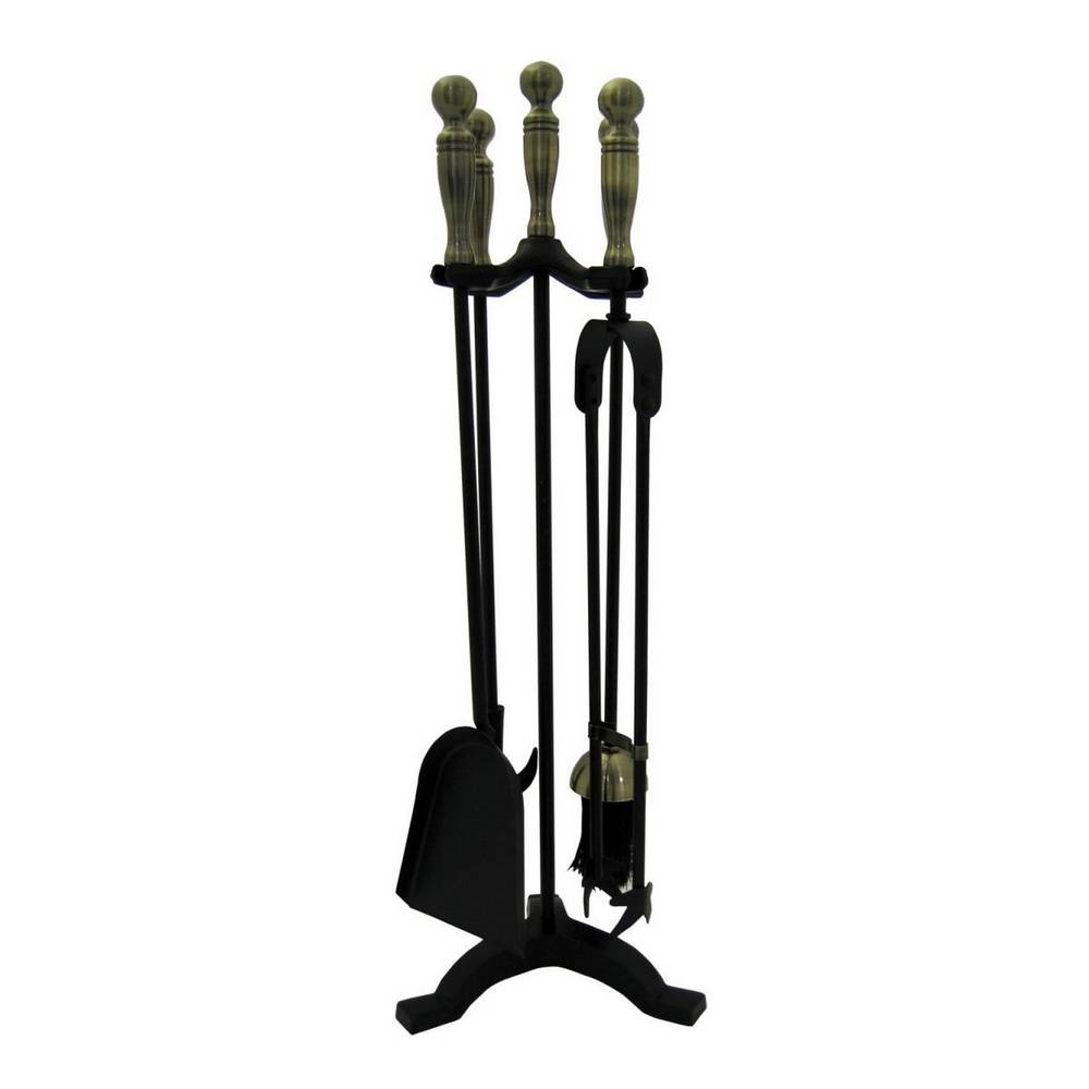 DE VIELLE TURN HANDLE 5 PIECE COMPANION SET 25IN