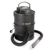 DE VIELLE DOUBLE CHAMBER- 3 FILTER ASH VAC 25LITRE 1200W (BLACK) - Watson Hire