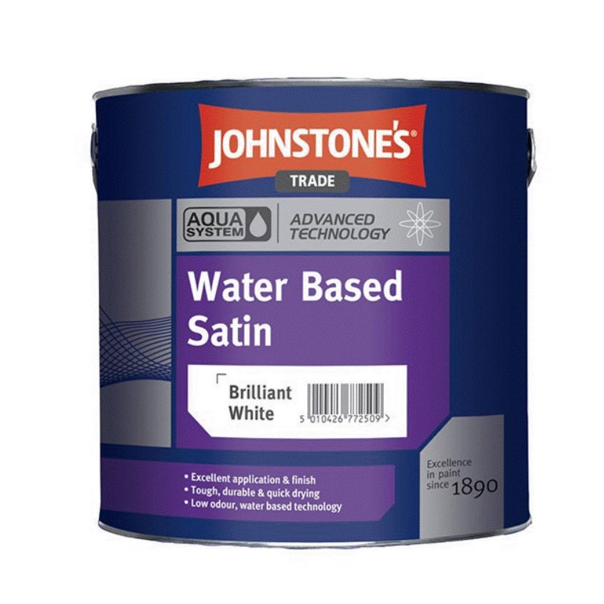 JOHNSTONES AQUA SATIN WHITE 2.5L