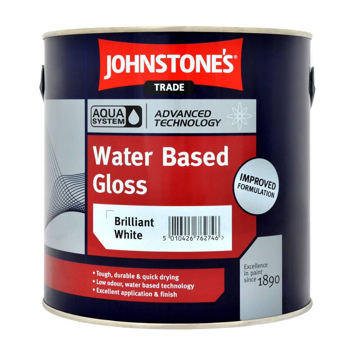 JOHNSTONES AQUA GLOSS WHITE 2.5L