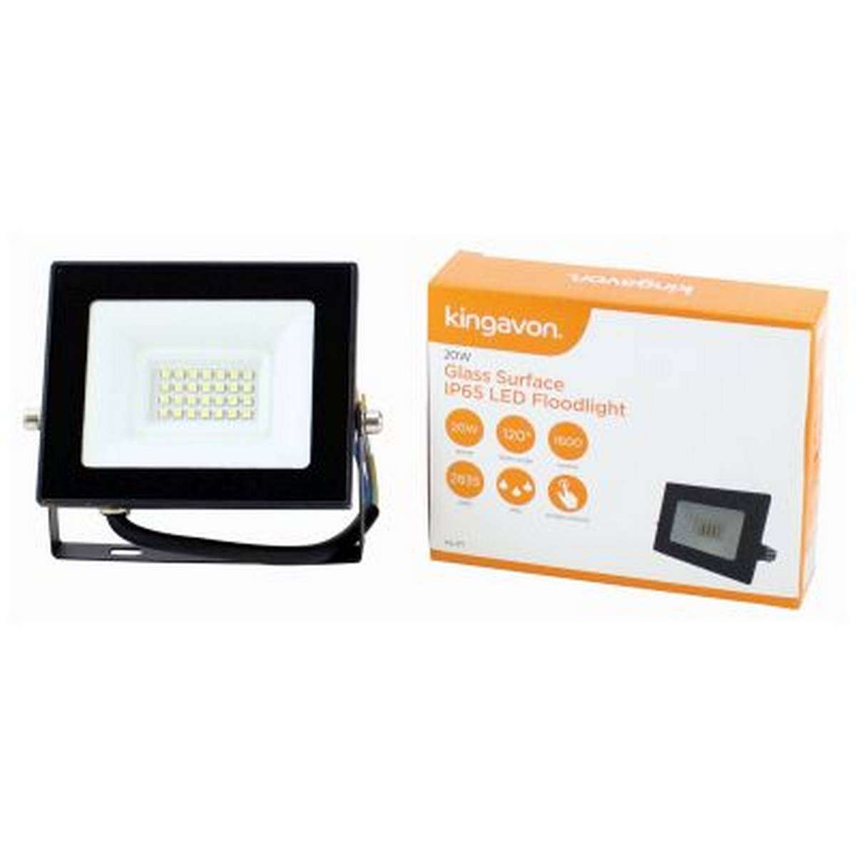 KINGAVON 20W GLASS SURFACE IP65 LED FLOODLIGHT BB-HL171