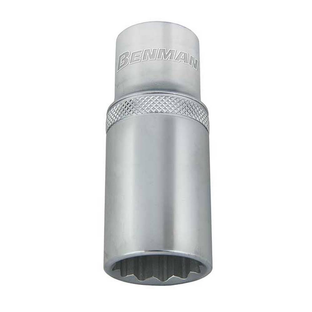 BENMAN DEEP SOCKET HEXAGON 1/2'', 25MM