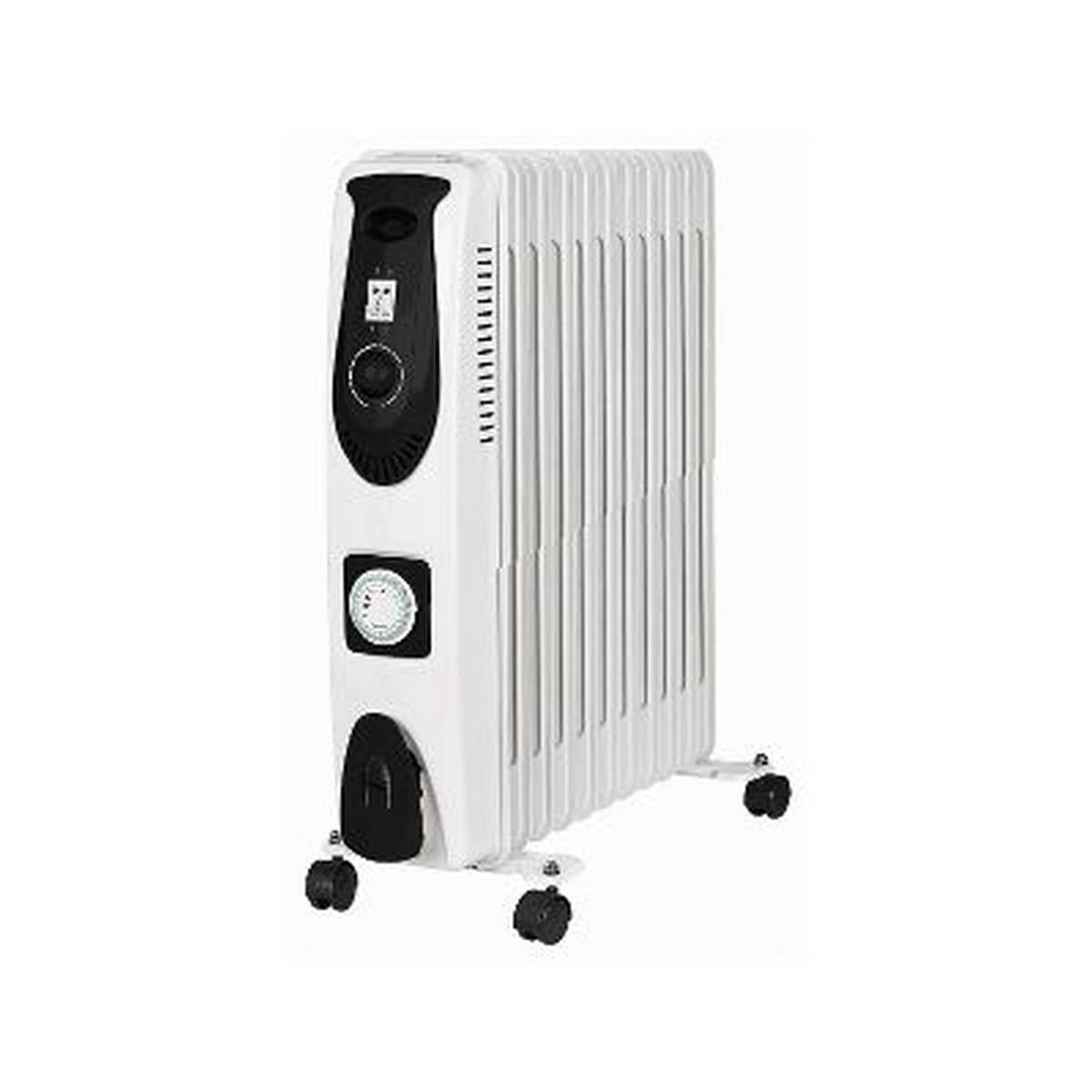 KINGAVON 2.5KW 11FIN OIL FILLED RADIATOR WITH TIMER BB-OR101