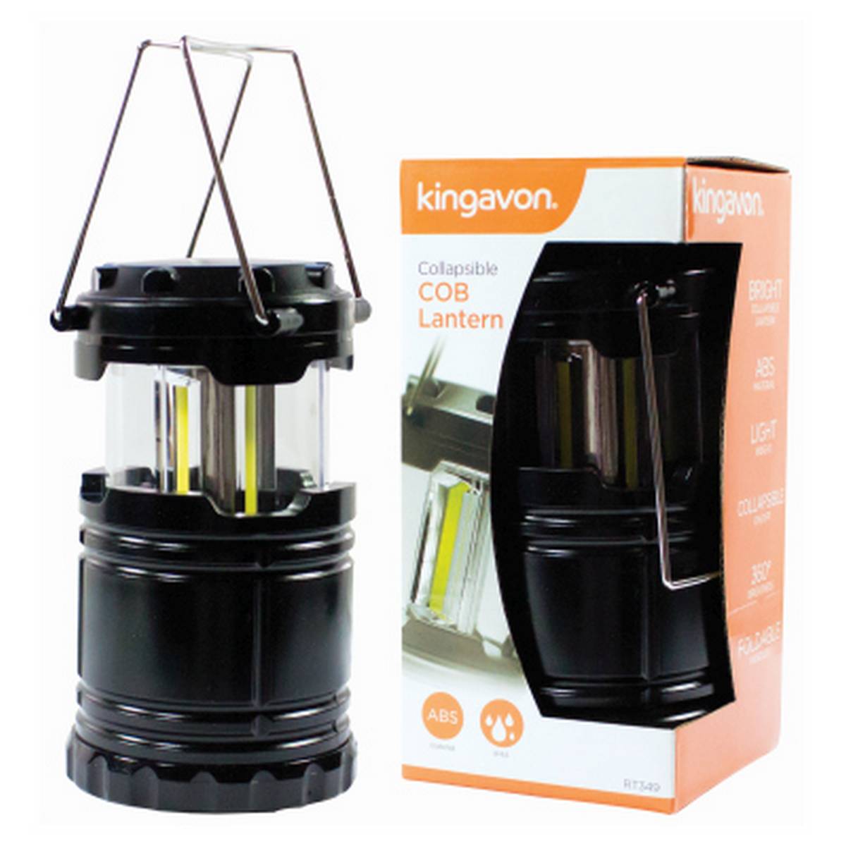 KINGAVON LARGE COLLAPSIBLE COB LANTERN BB-RT349