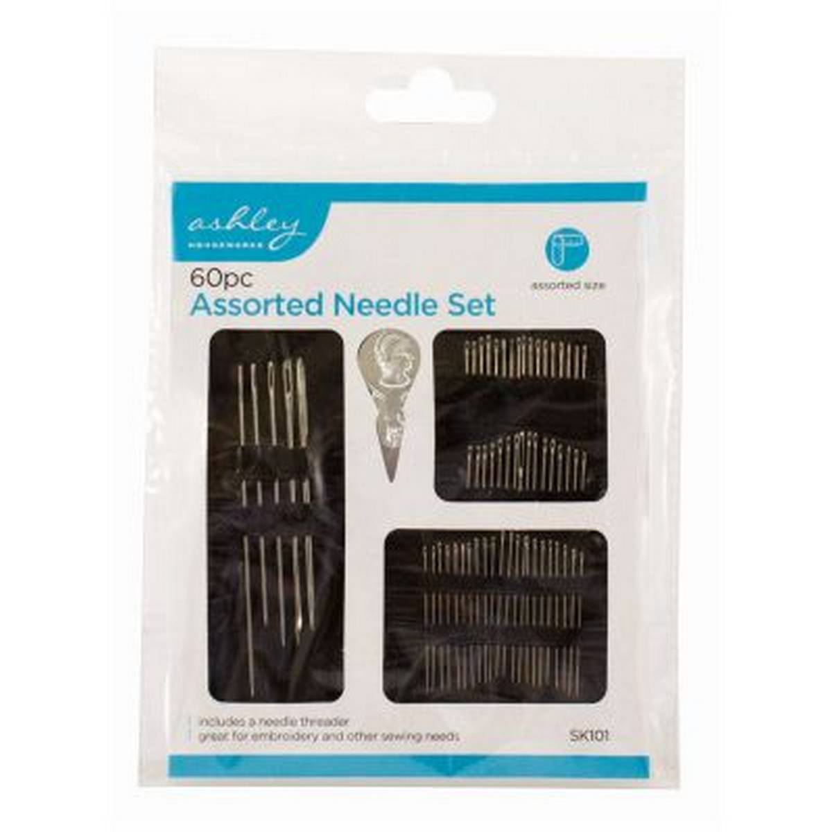 ASHLEY 60PC ASSORTED NEEDLE SET BB-SK101