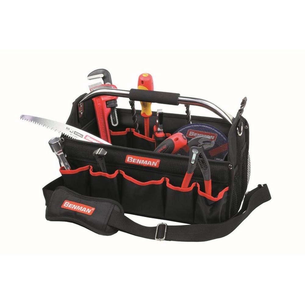 BENMAN TOOL BAG, 11 OUTSIDE POCKETS, (42X21X29)