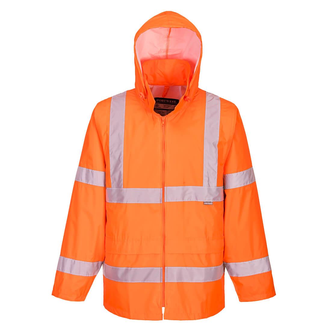 PORTWEST HI VIS RAIN JACKET - ORANGE