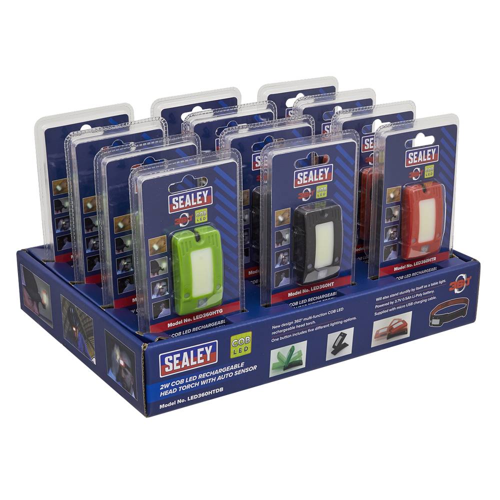 SEALEY RECHARGABLE HEAD TORCH