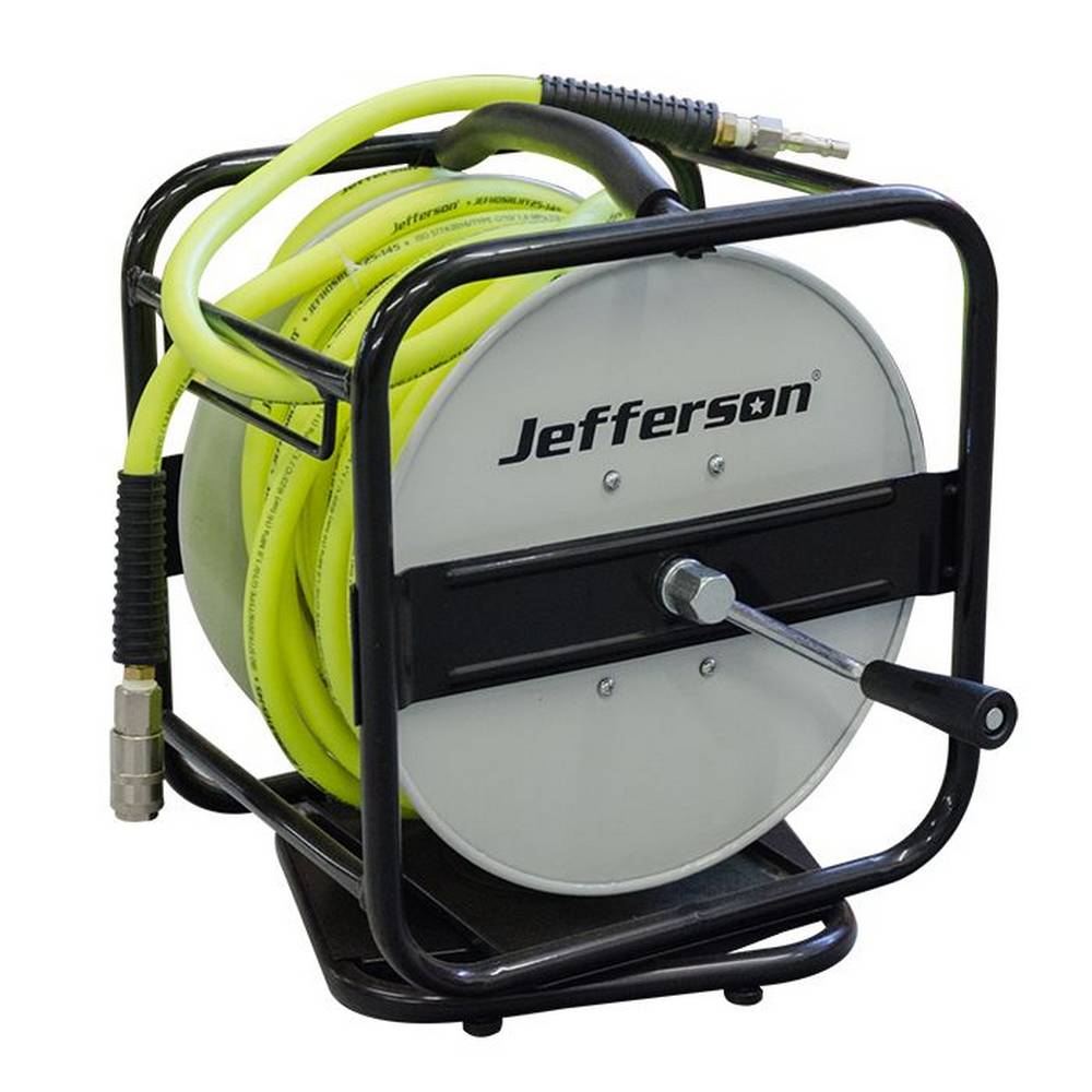 JEFFERSON 25M 360º HIGH-VIS AIR HOSE REEL