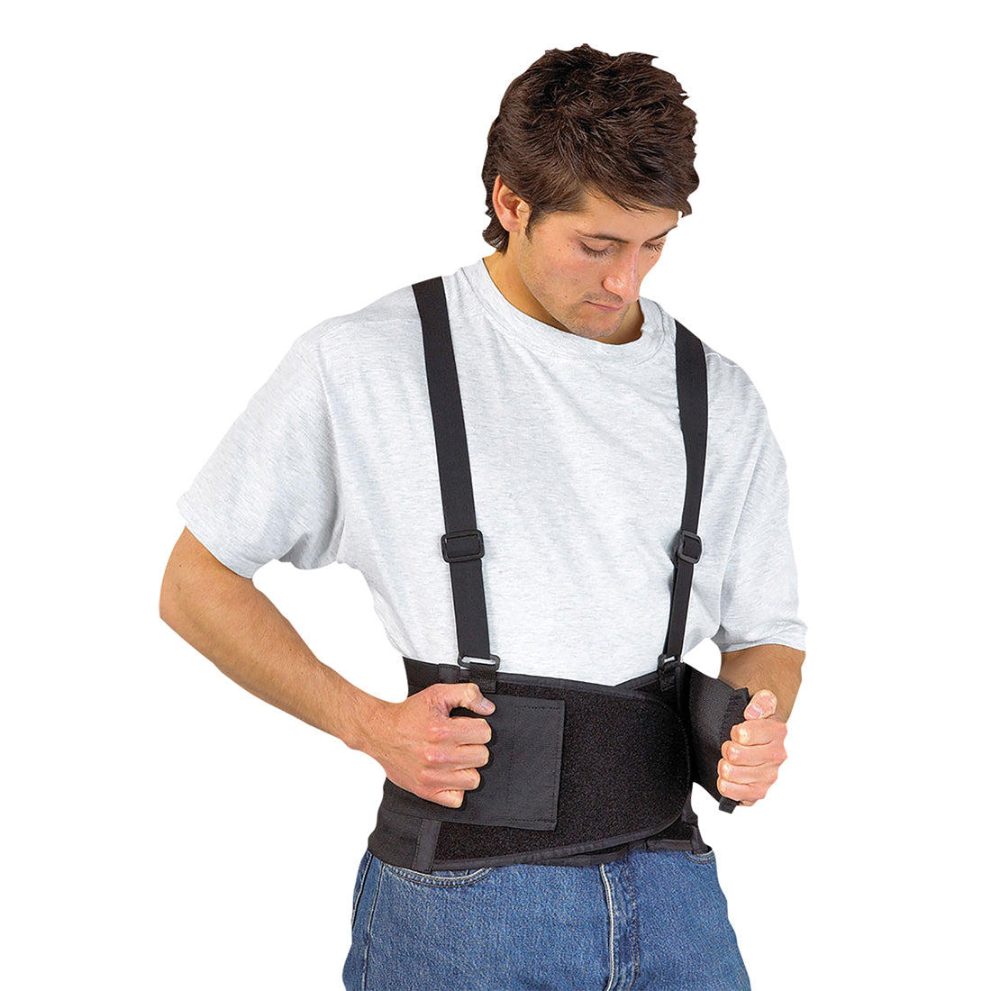 PORTWEST BACK SUPPORT BELT - BLACK