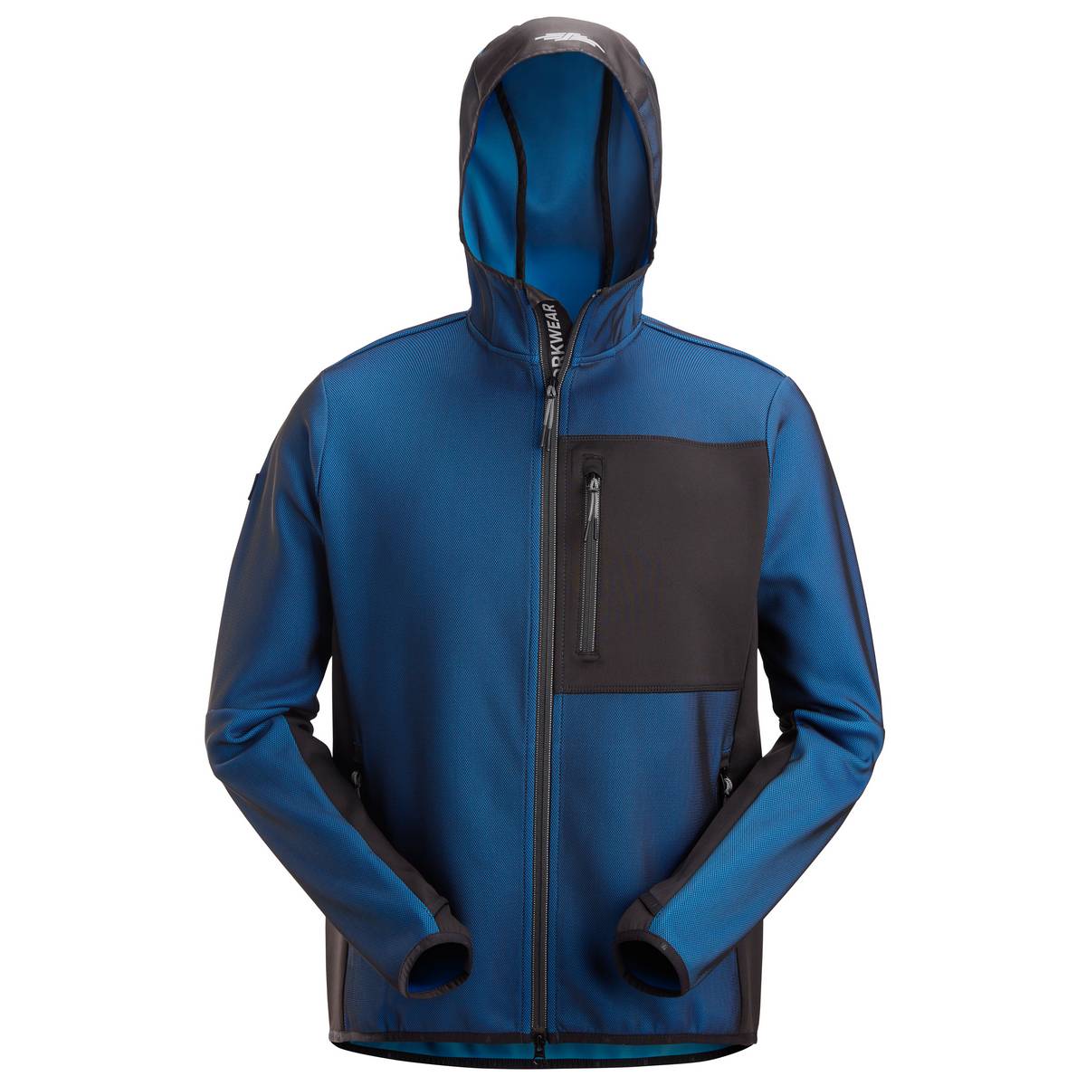 SNICKERS FULL ZIP MIDLAYER HOODIE - TRUE BLUE/BLACK