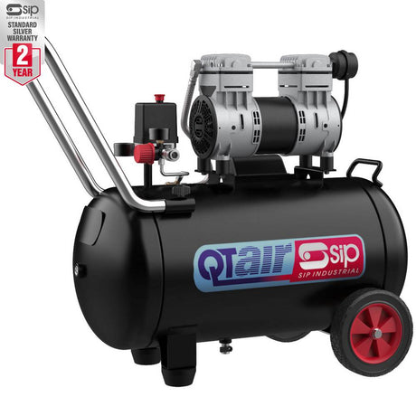 SIP QT 50/10 50LTR LOW NOISE DIRECT DRIVE COMPRESSOR - Watson Hire