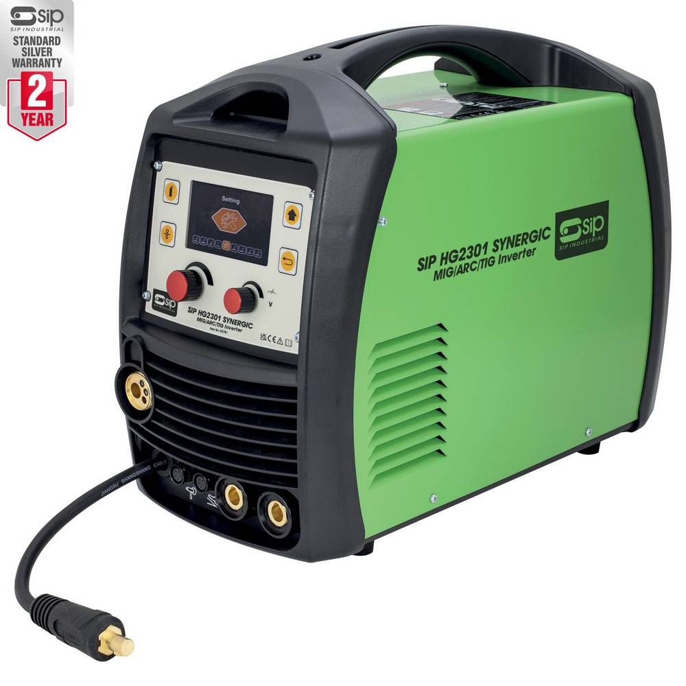 SIP HG2301 SYNERGIC MIG/ARC/TIG INVERTER WELDER