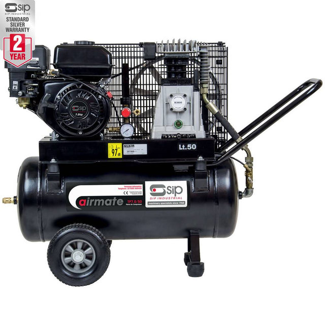 SIP TP7/50 50LTR BELT DRIVE COMPRESSOR - Watson Hire