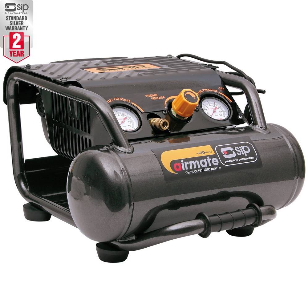 SIP OL197/10RC 230V 10LTR DIRECT DRIVE COMPRESSOR - Watson Hire