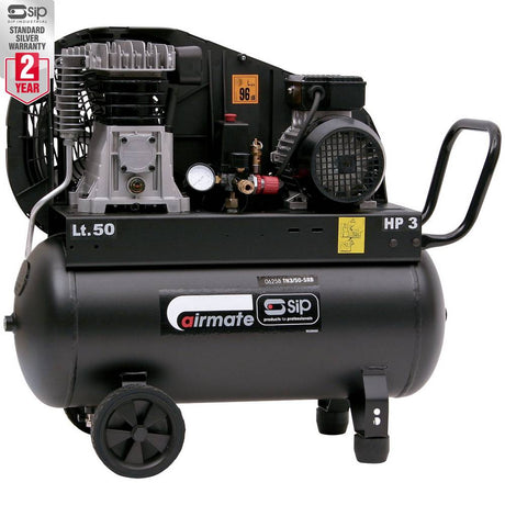 SIP TN3/50-SRB 50LTR BELT DRIVE COMPRESSOR - Watson Hire