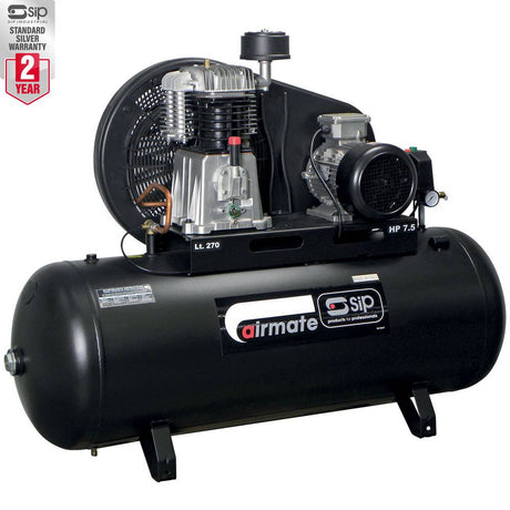 SIP TN7.5/270 270LTR BELT DRIVE COMPRESSOR - Watson Hire