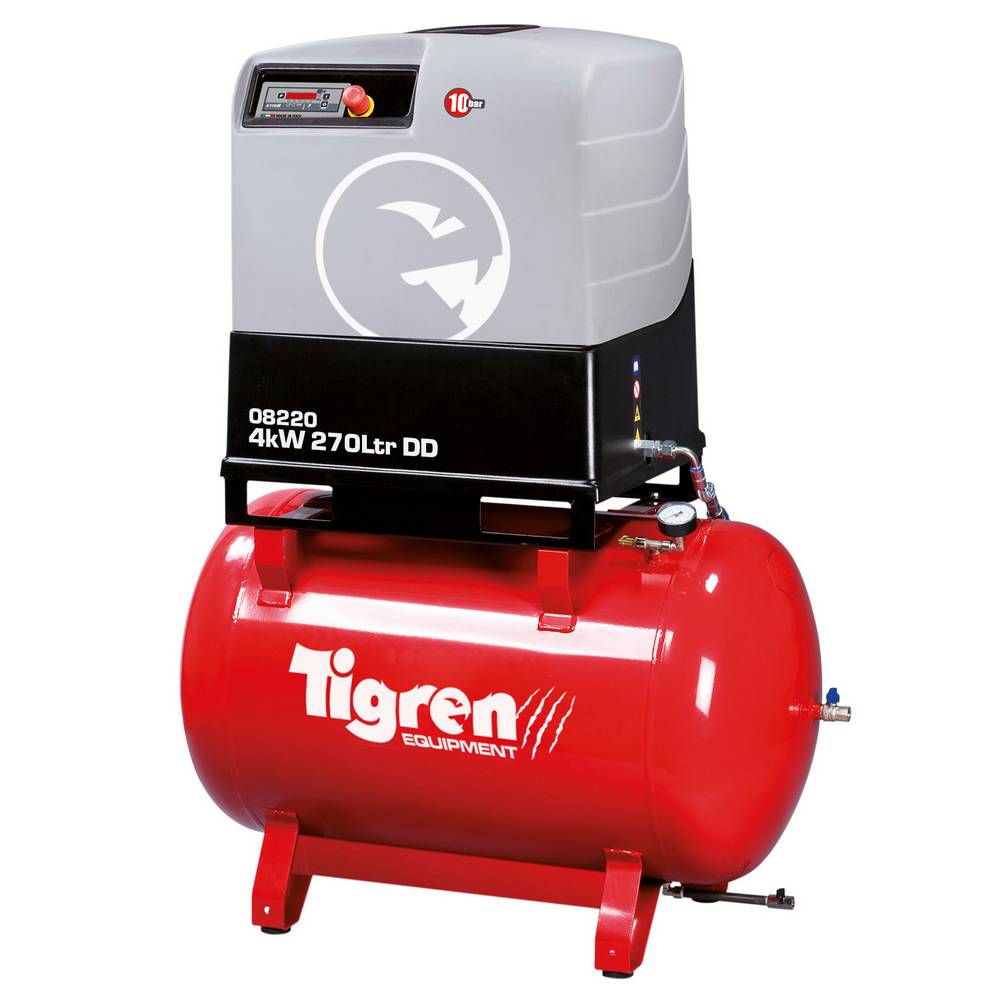 TIGREN DD 4KW 270LTR SCREW COMPRESSOR