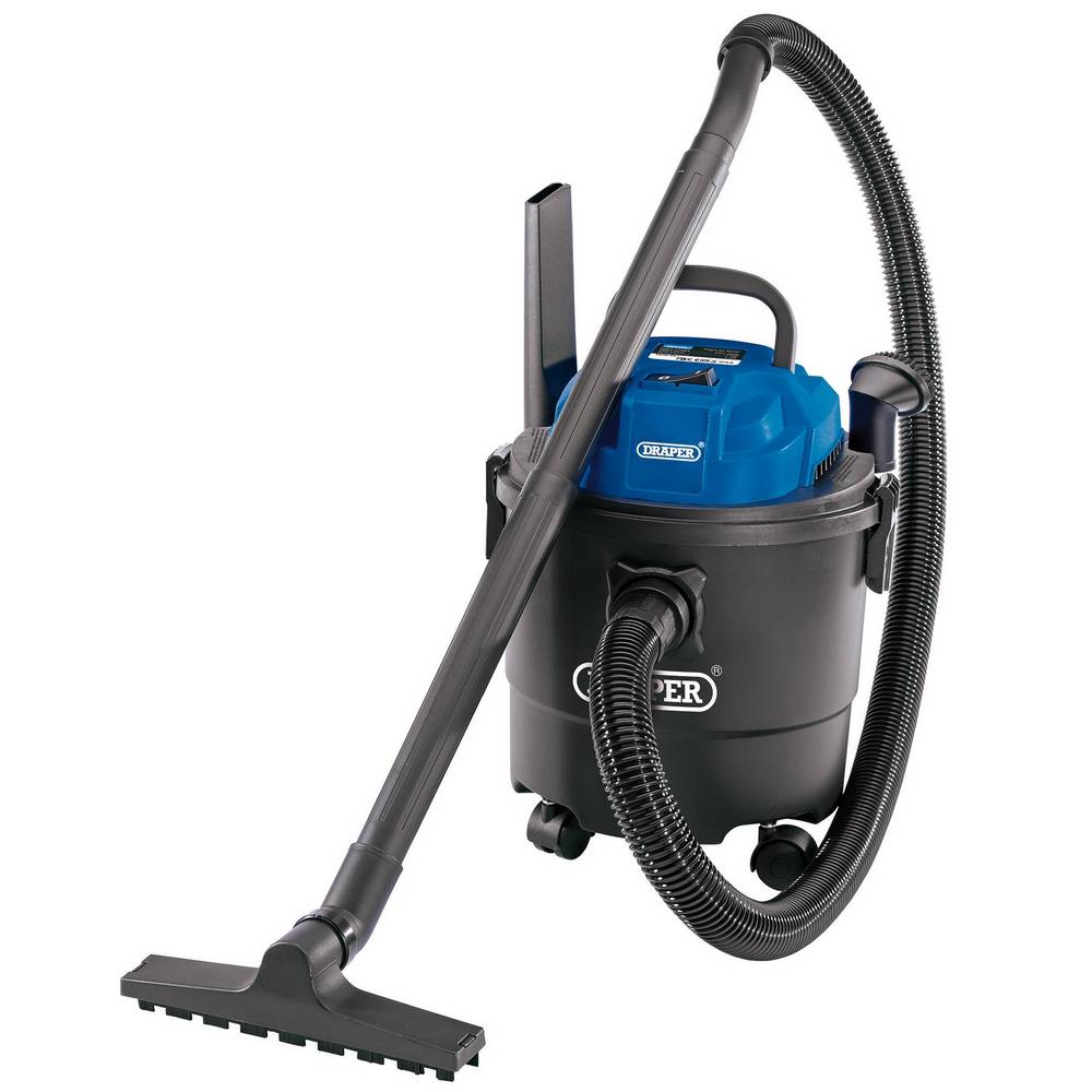 DRAPER 230V WET & DRY VACUUM CLEANER, 15L, 1250W