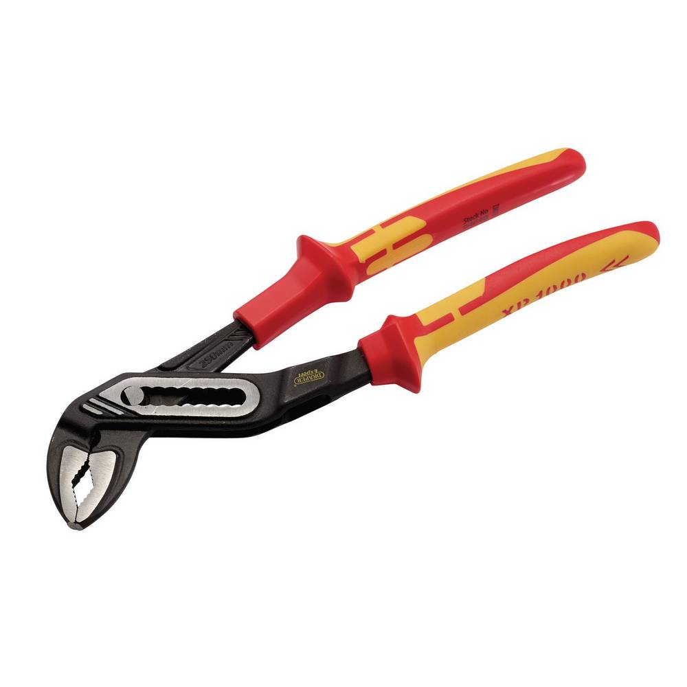 DRAPER VDE 250MM WAT.PUMP PLIERS