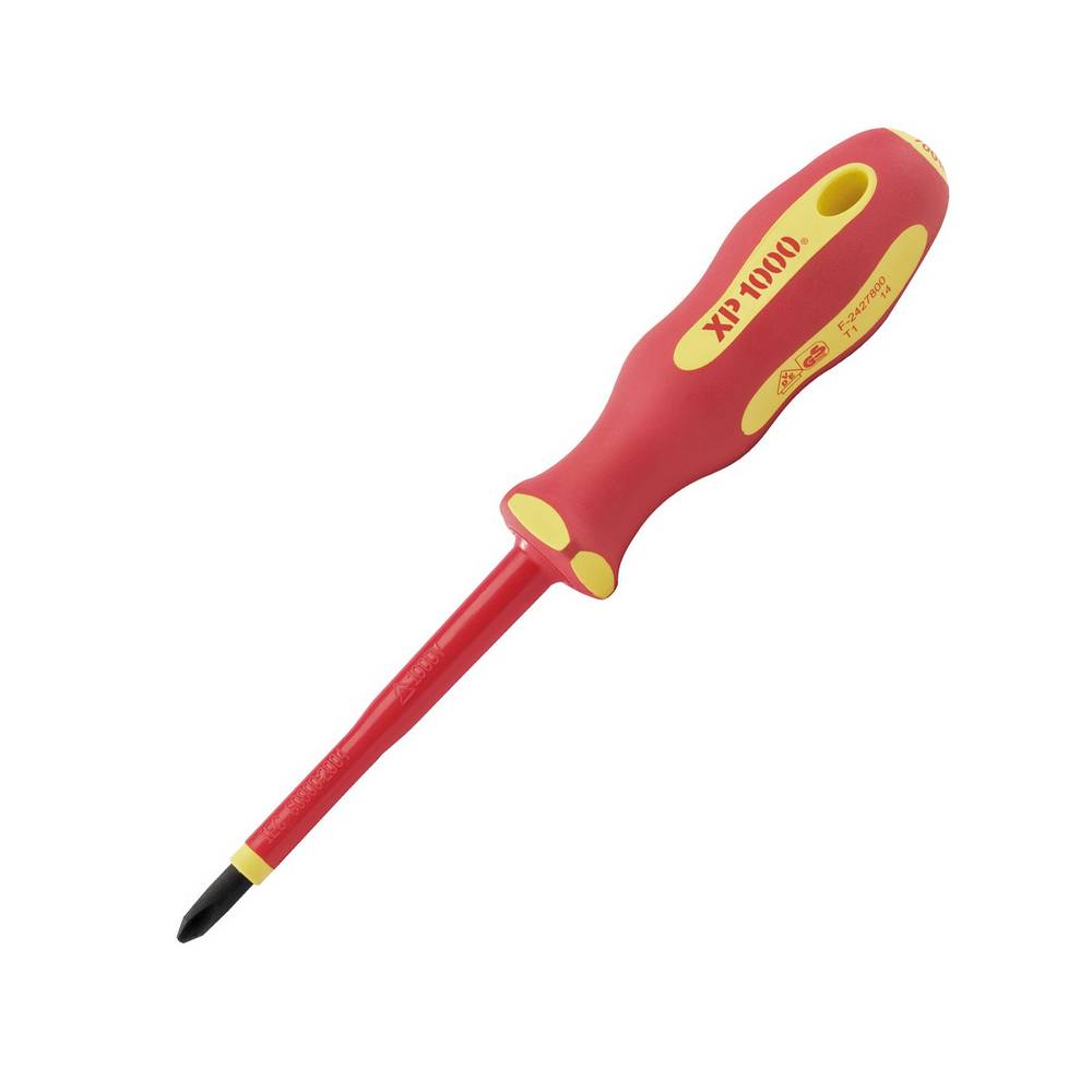 DRAPER XP1000 VDE CROSS SLOT SCREWDRIVER, NO.2 X 100MM