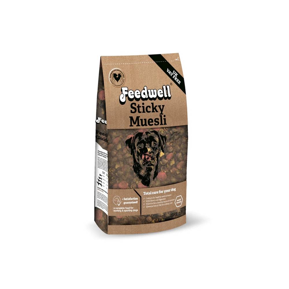 FEEDWELL MUESLI DOG FOOD 15KG