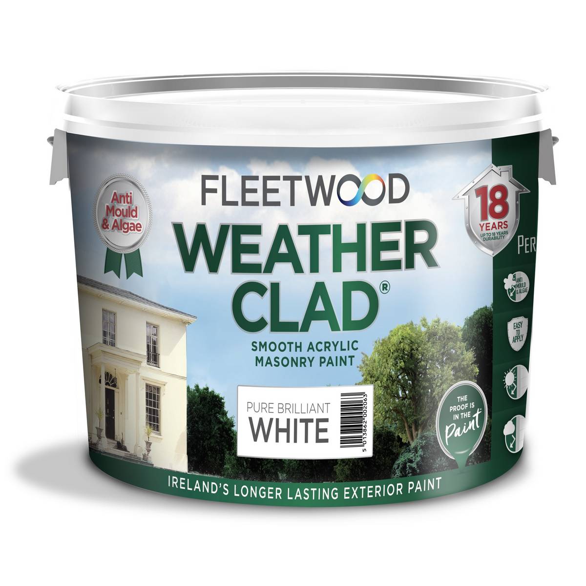 FLEETWOOD WEATHERCLAD 10L BRILLIANT WHITE