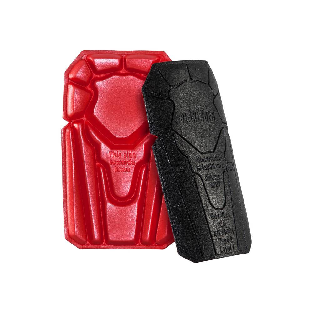 BLAKLADER KNÄSKYDD BLACK/RED