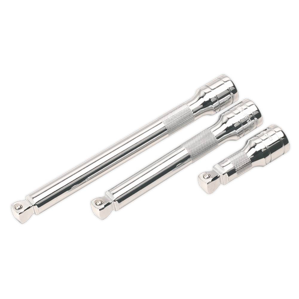 SEALEY WOBBLE / RIGID EXTENSION BAR SET 3 PC 1/2" DRIVE