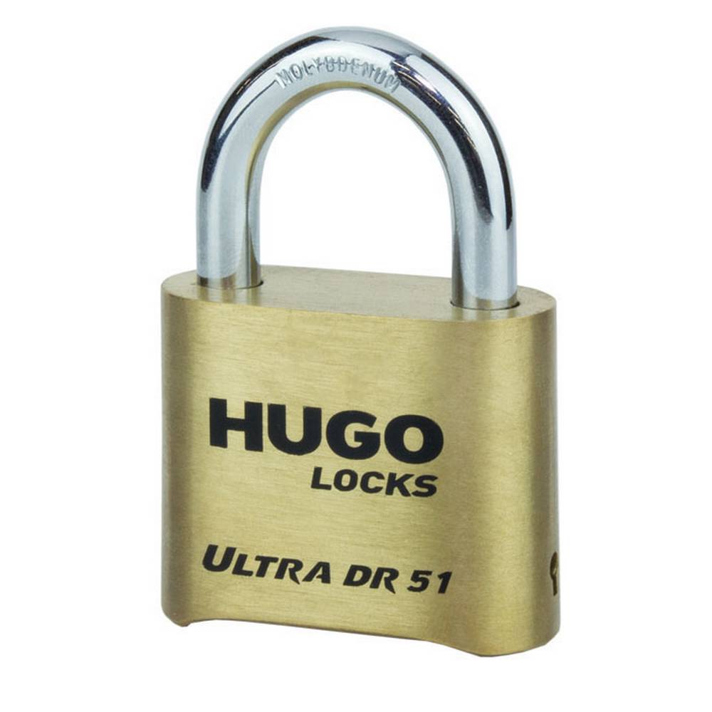 HUGO BRASS COMBINATION PADLOCK ULTRA DR51