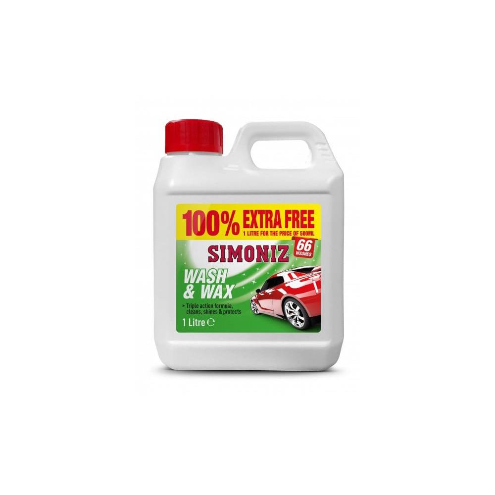 SIMONIZ WASH & WAX 500ML +100% EXTRA FREE