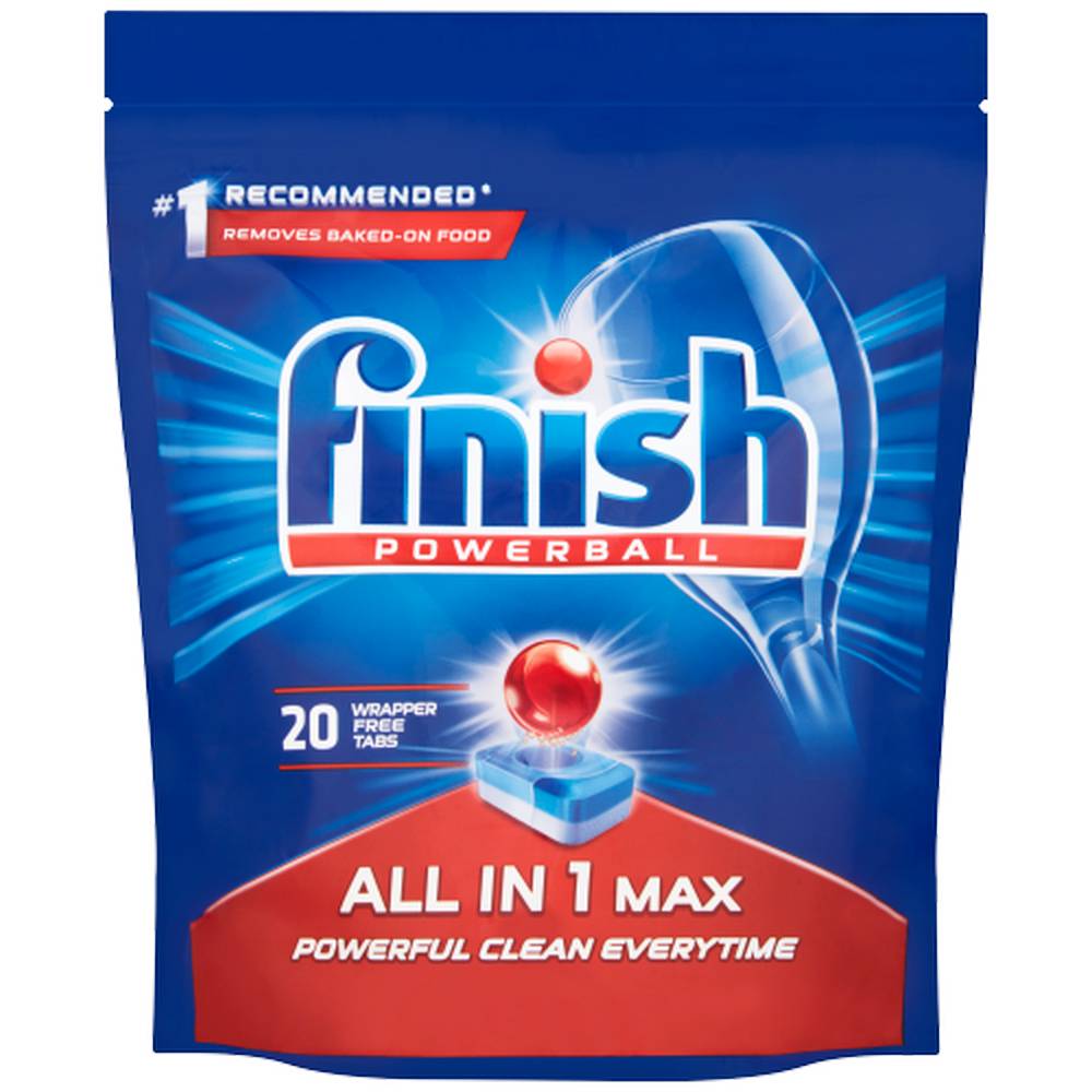 FINISH POWERBALL ALL IN ONE DISHWASHER TABLETS (20)