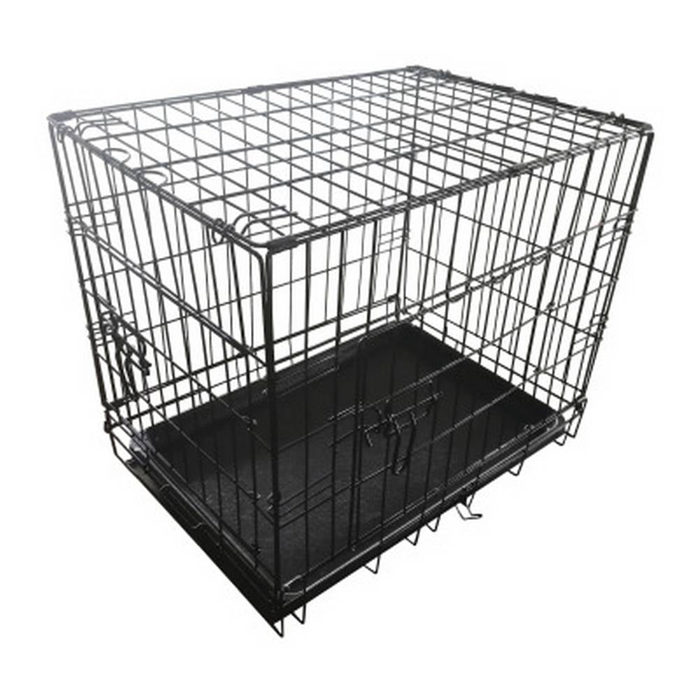 Open dog shop cage