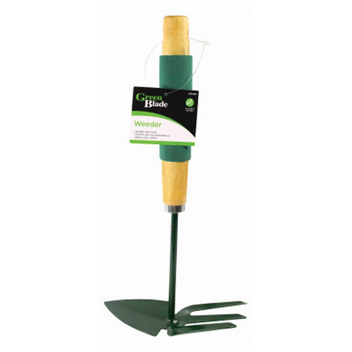 GREENBLADE GREEN BLADE WEEDER WITH CUSHION GRIP WOODEN HANDLE BB-GW108