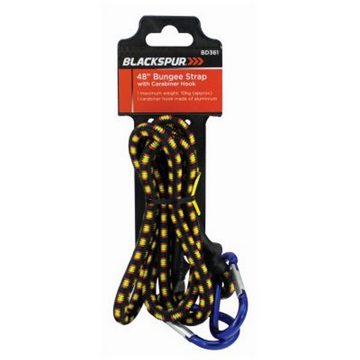 BLACKSPUR 48" BUNGEE STRAP WITH CARABINER HOOK BB-BD361