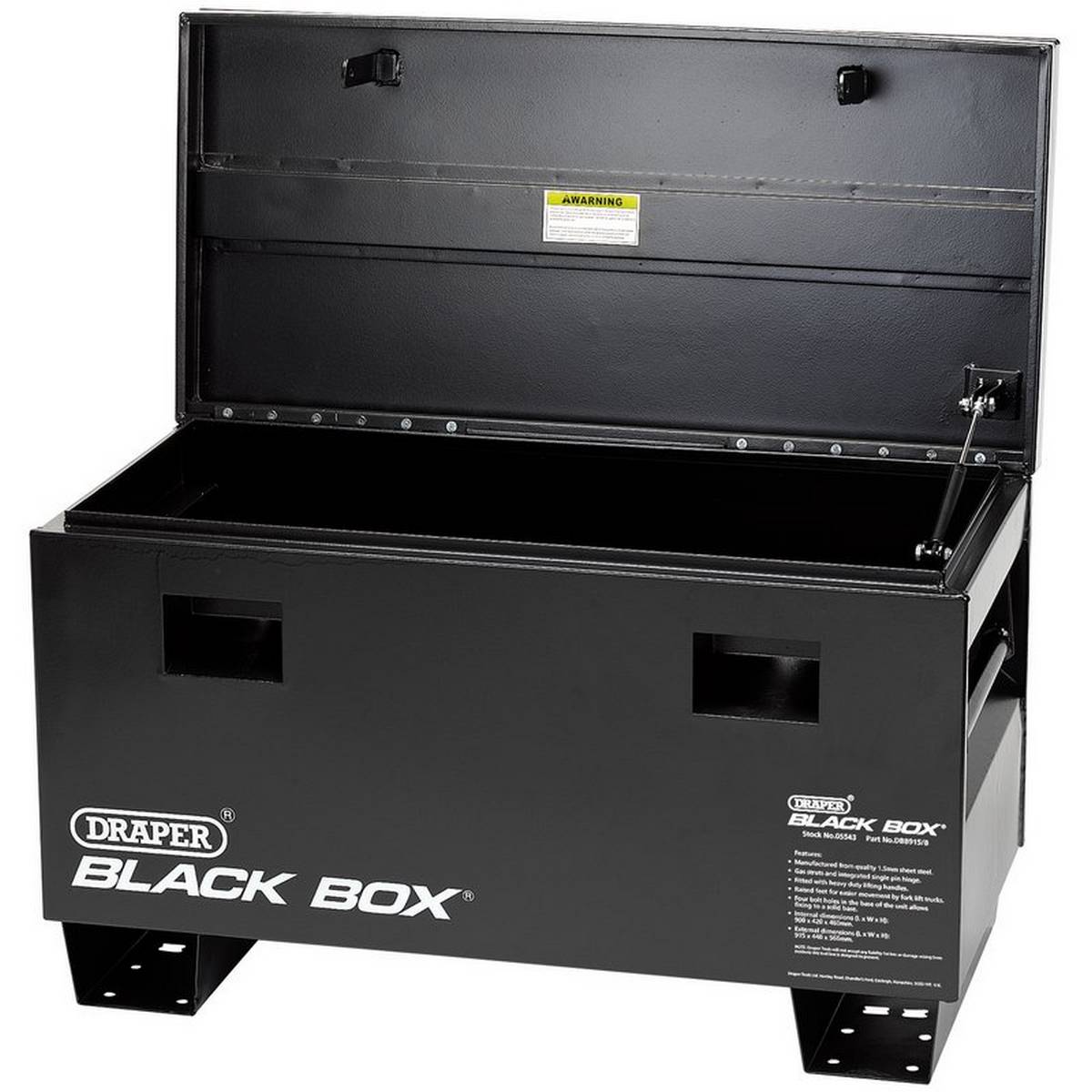 DRAPER BLACK BOX CONTRACTOR'S SECURE STORAGE SITE BOX