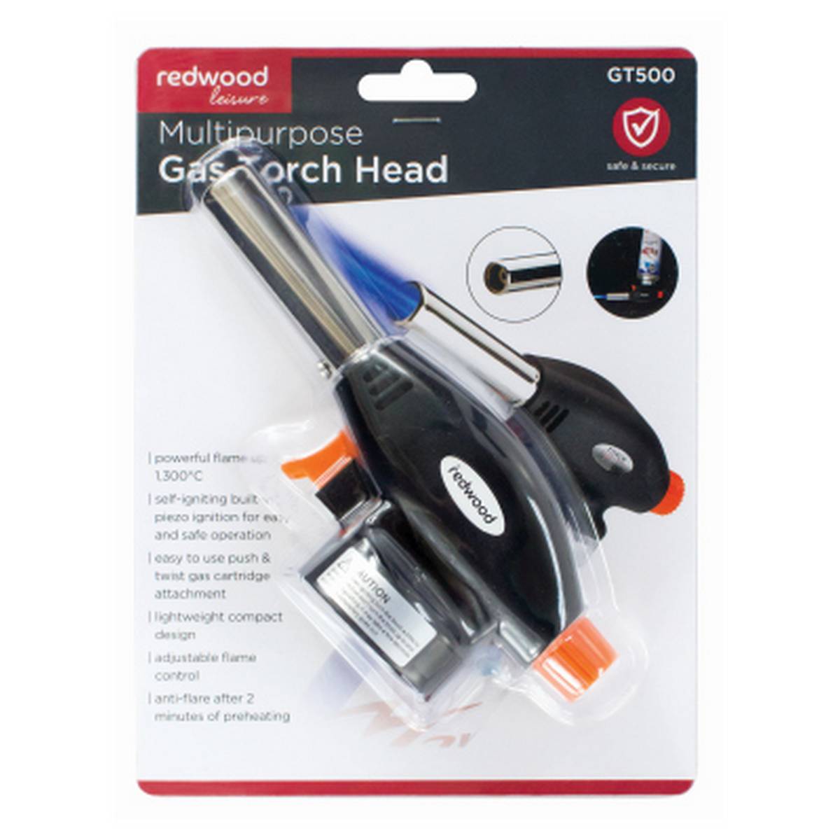 REDWOOD MULTIPURPOSE GAS TORCH HEAD BB-GT500