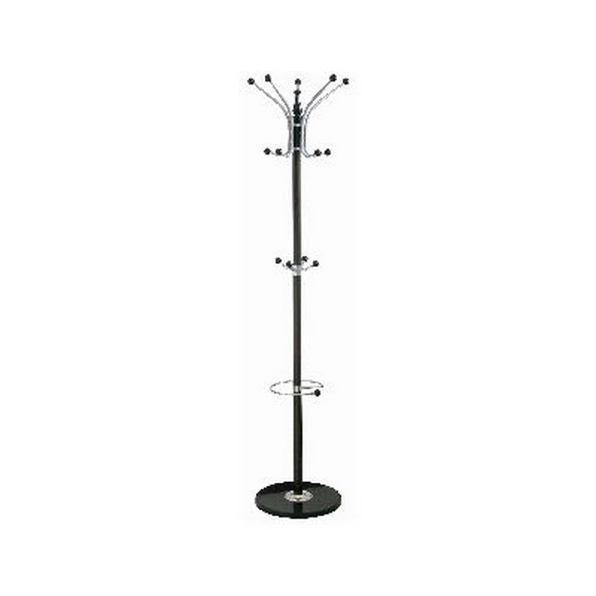 ASHLEY 14 HOOK HAT AND COAT STAND WITH UMBRELLA HOLDER BB-HC261