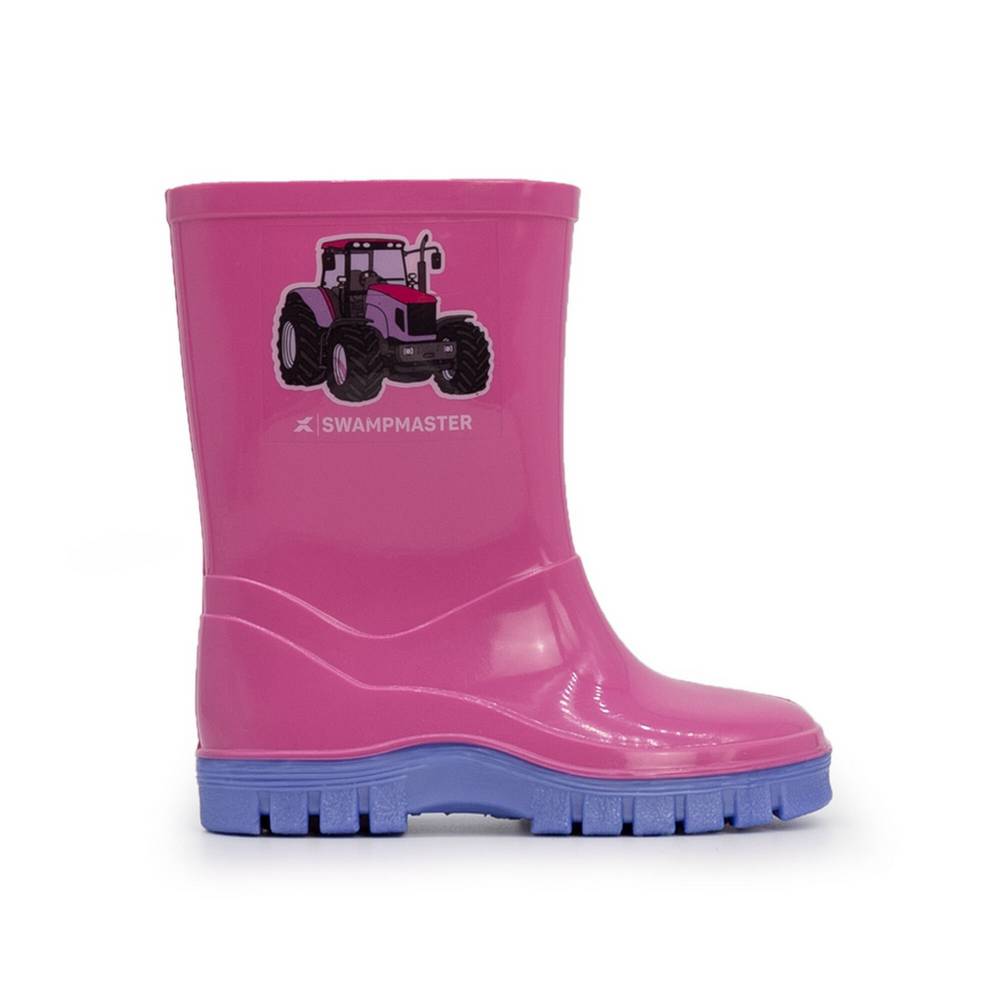 SWAMPMASTER JUNIOR TRACTOR WELLINGTON PINK / LILAC KIDS